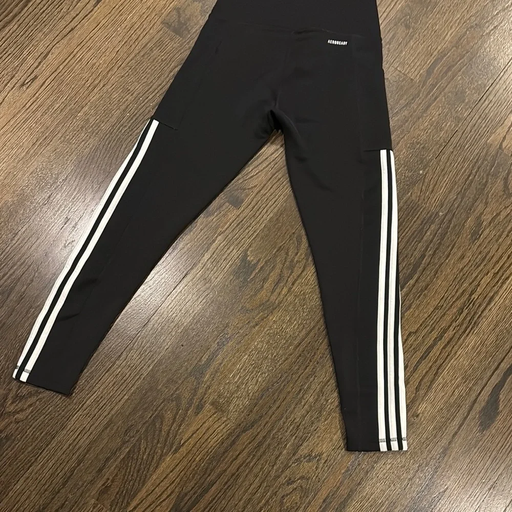 Adidas Kids Black Leggings size Small